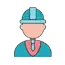 man in hardhat icon