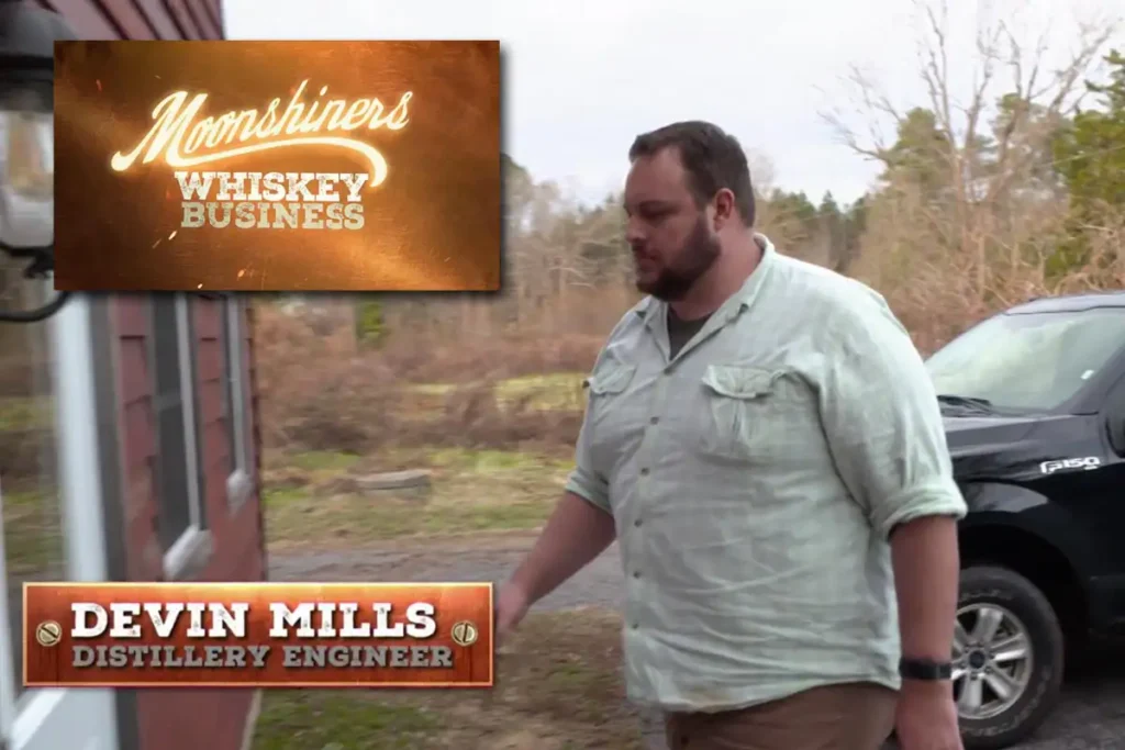 Devin on Moonshiners television show